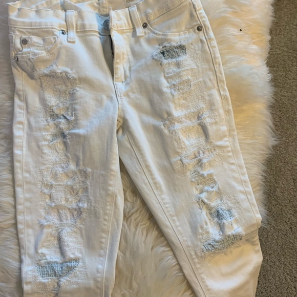 Hudson white ripped jeans - Picture 2 of 7